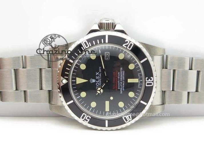 MiroTime 0501 SoftTouch Vintage Sea Dweller 1665 JKF Best Edition Double Red On Bracelet A 3980